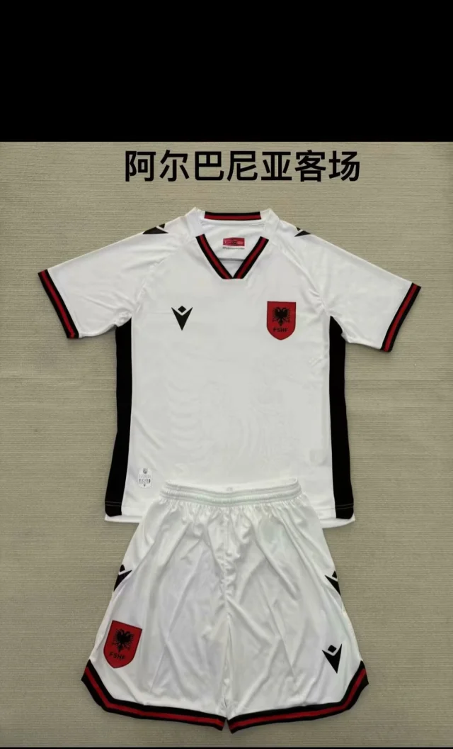 25-26 Albania away game fan version children's set