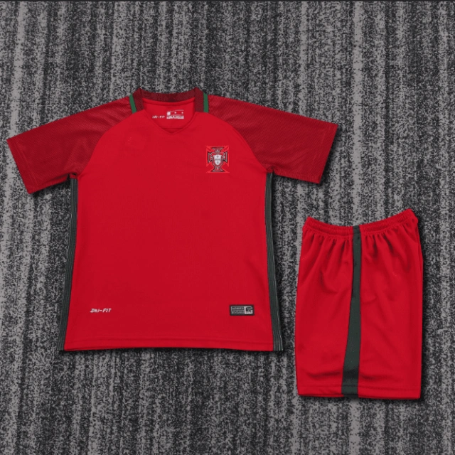 2016 Portugal Home Kit for Children Retro Edition