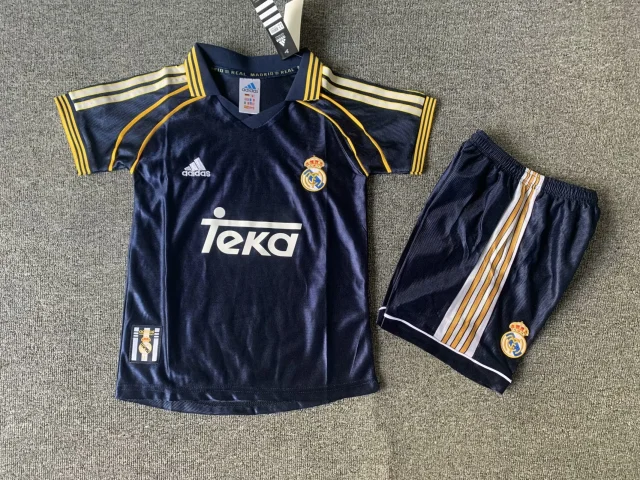 98-00 Real Madrid Retro Jersey Kids' Kit (Fan Version)