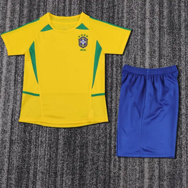 2002 Brazil home kit (children's size) Retro Edition