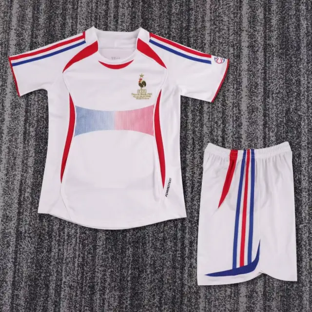 2006 France away kit for children Retro Edition