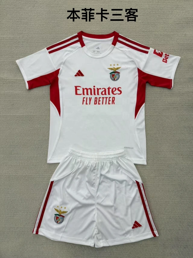 25/26 season Benfica three away jersey adult set