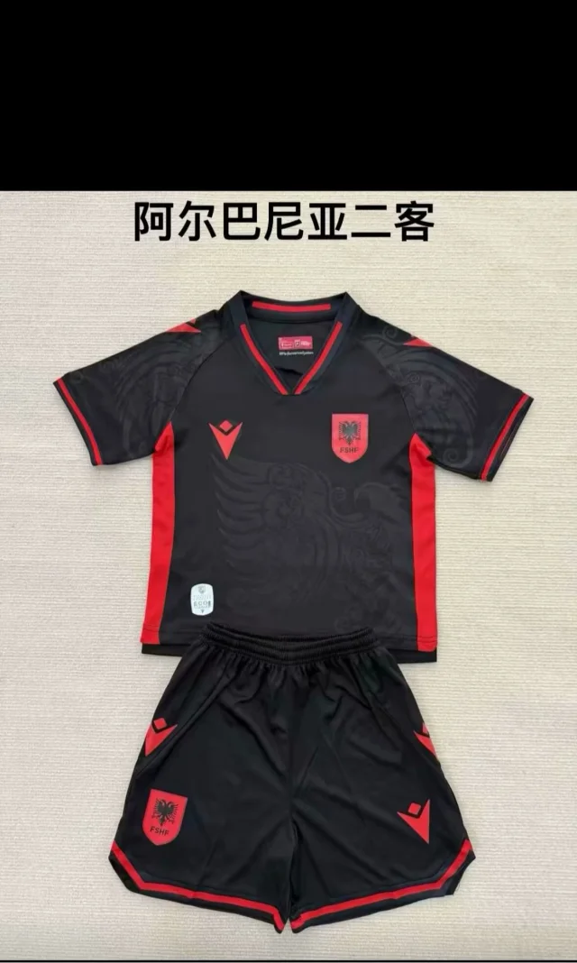 25-26 Albania Second Away Match Fan Edition Jersey Set