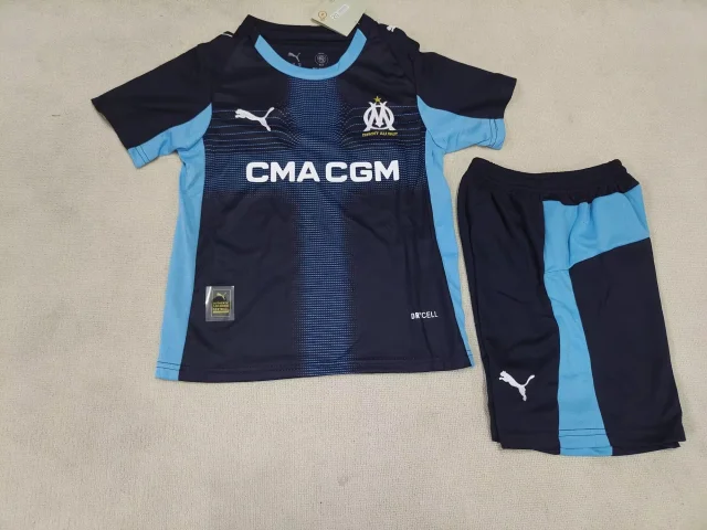 2025-26 Marseille Away Shirt - Kids Edition