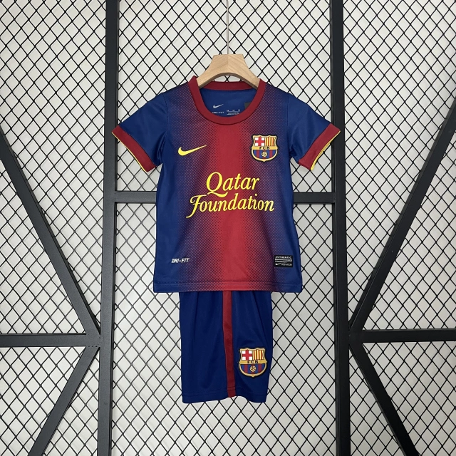 2012-13 Barcelona home kit (children's size) Retro Edition
