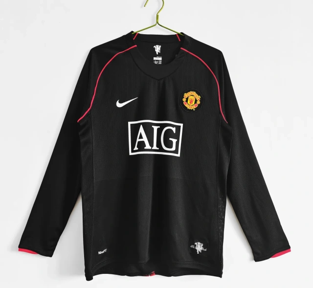 2007/08 Manchester United Away Retro Long Sleeve Shirt 1:1 Thailand Quality