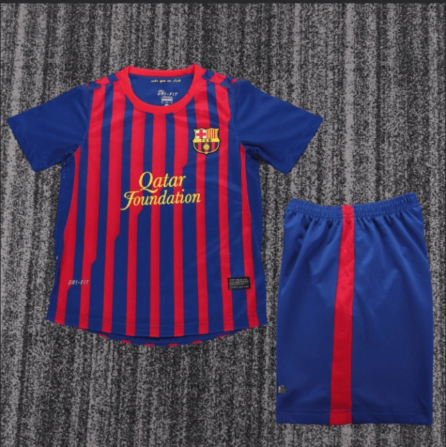 11-12 Barcelona children's clothing Retro Edition