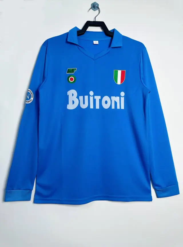 1987-88 Napoli home long-sleeved jersey Retro Edition