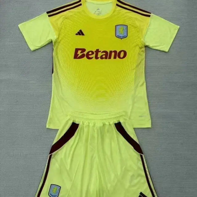 2025-26 Aston Villa Goalkeeper Kit - Adult Set