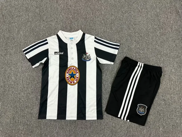 1995–97 Newcastle Home Fan Edition Jersey & Shorts Set (Kids' Size)