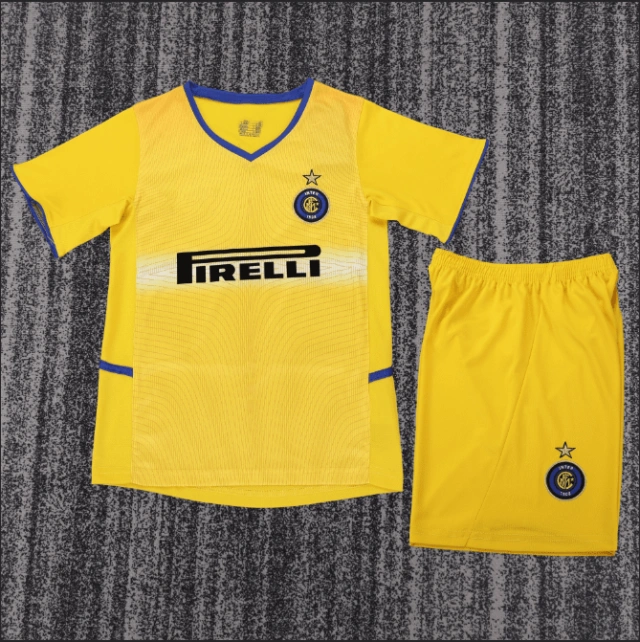 02-03 Inter Milan away kit for children Retro Edition