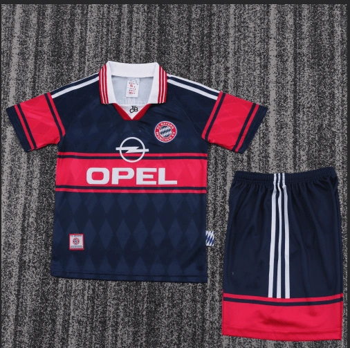 97-99 Bayern Munich home kit for children Retro Edition