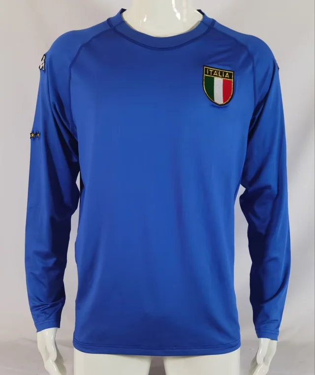 2000 Italy Long-Sleeve Home Jersey Retro Edition