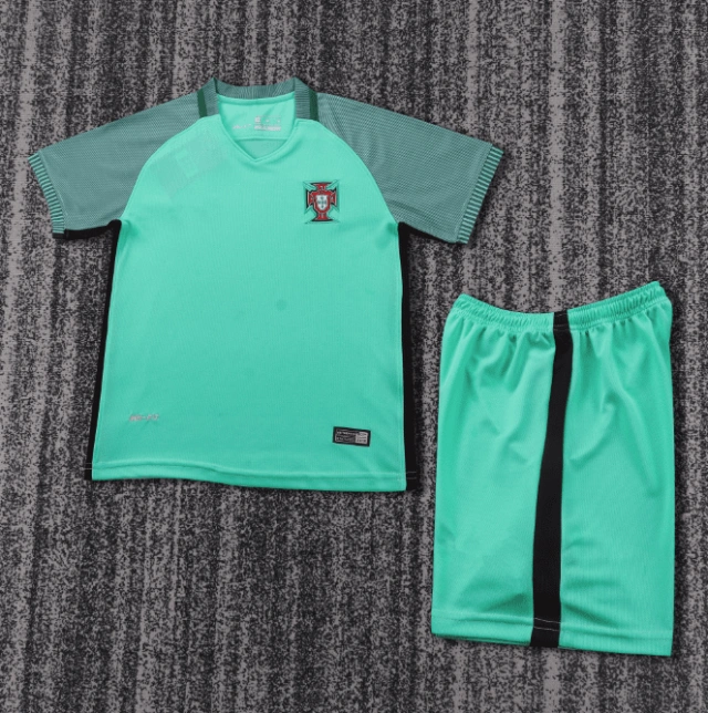 2016 Portugal away kit for children Retro Edition