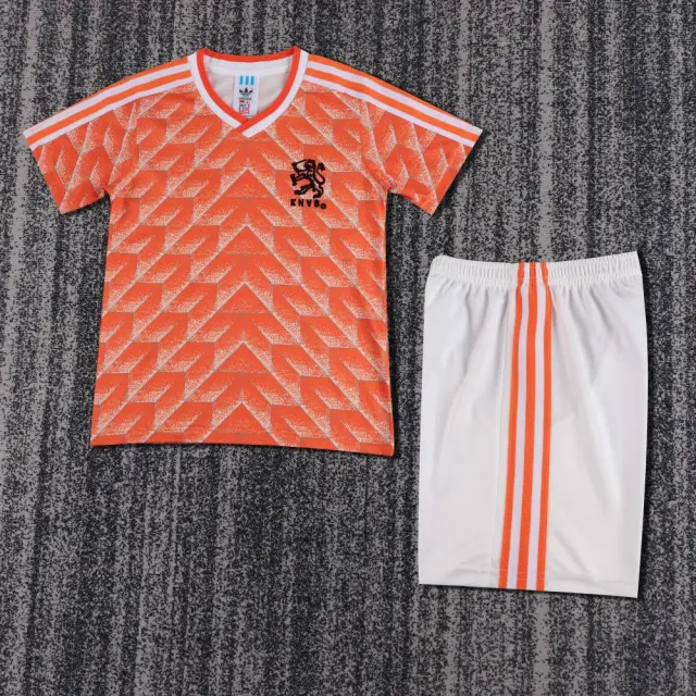 1988 Orange Netherlands Home Kit (Children's) Retro Edition