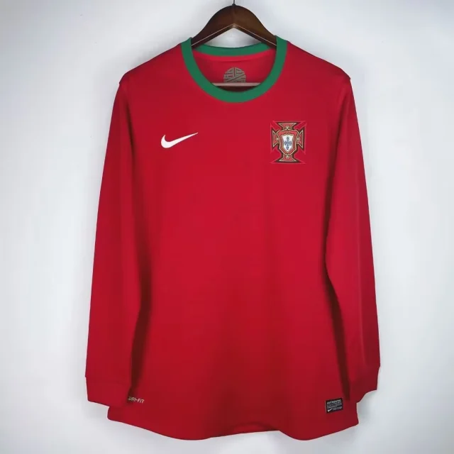 2012 Portugal home long-sleeved retro jersey