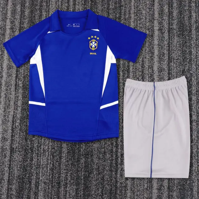 2002 Brazil away kit (children's size) Retro Edition