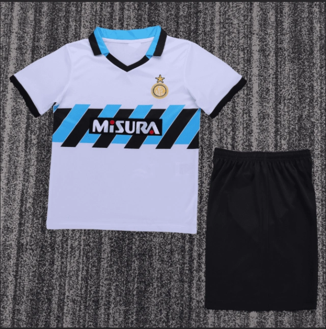 90-91 Inter Milan away kit for children Retro Edition