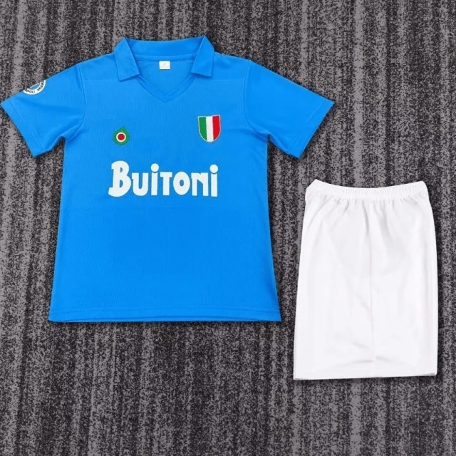 88-87 Napoli Home Stadium Children's Jersey - Fan Edition