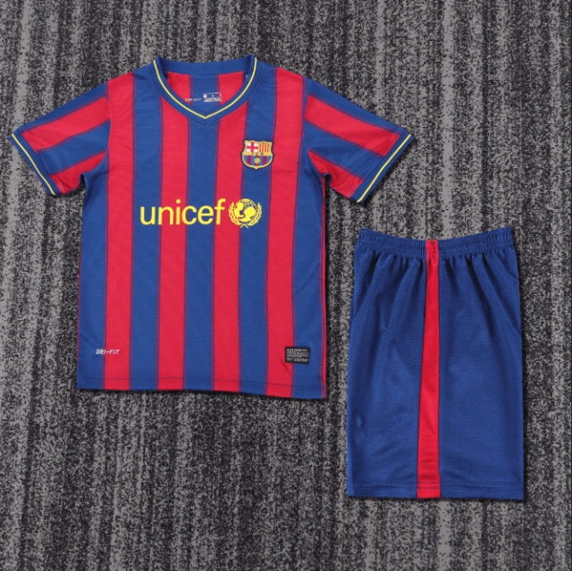 09-10 Barcelona home kit for children Retro Edition