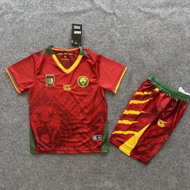 2025-26 Cameroon Fan Edition Jersey Kids Set