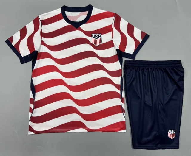 2026-27 USA Home Fan Edition Jersey & Shorts Set (Adult)