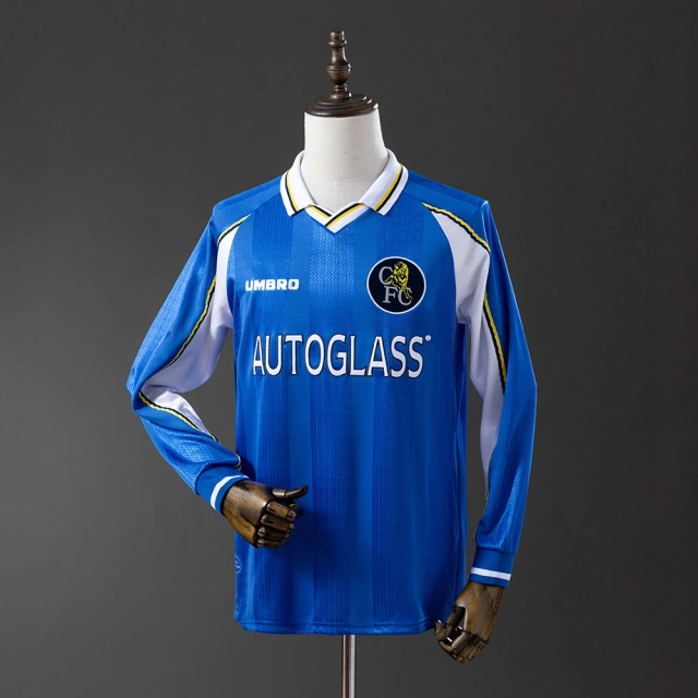 97-99 Chelsea Home Long Sleeve Shirt - Retro Edition