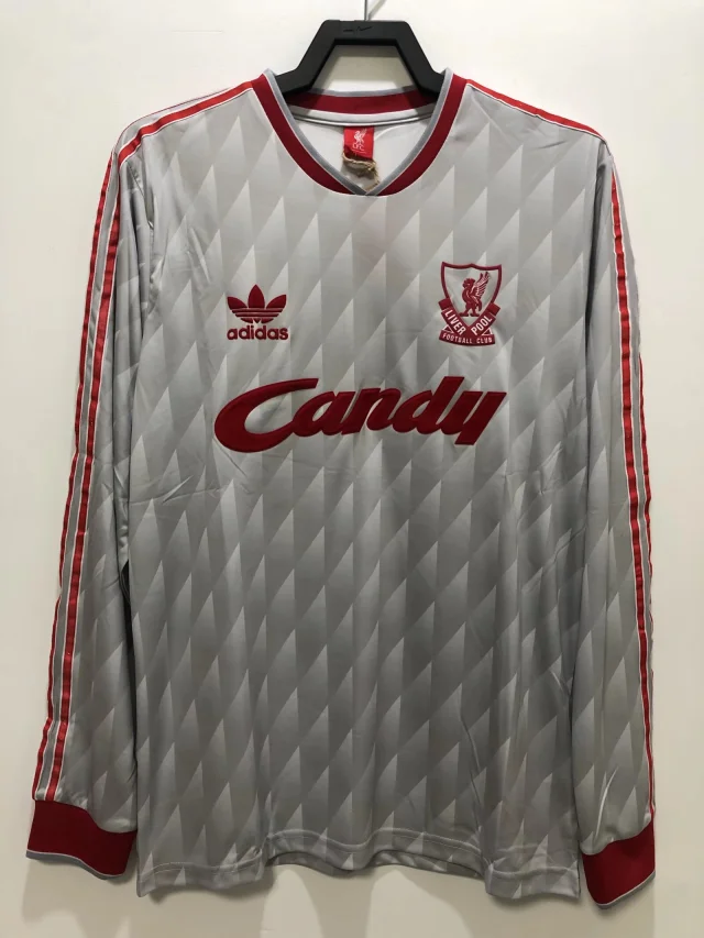 1989/1991 long sleeve Liverpool away jersey Retro Edition