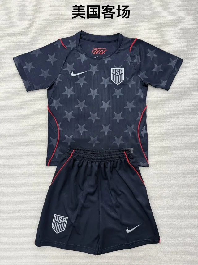 26/27 US Away Fan Edition Jersey & Shorts Set (Kids)