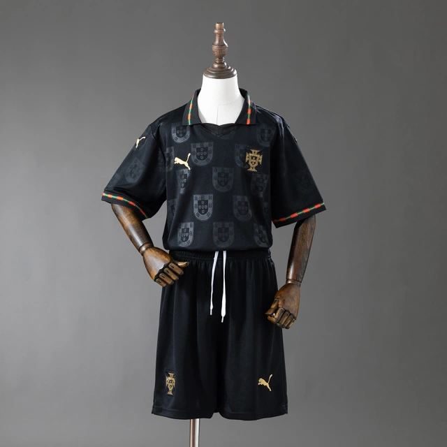 2026-2027 Portugal World Cup Black Children's Kit