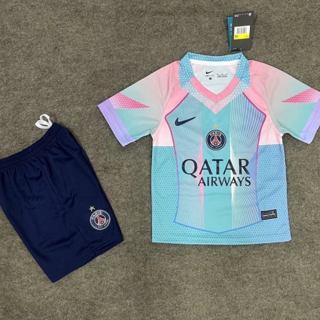 2025-26 Paris Saint-Germain Fan Edition Children's Jersey Set