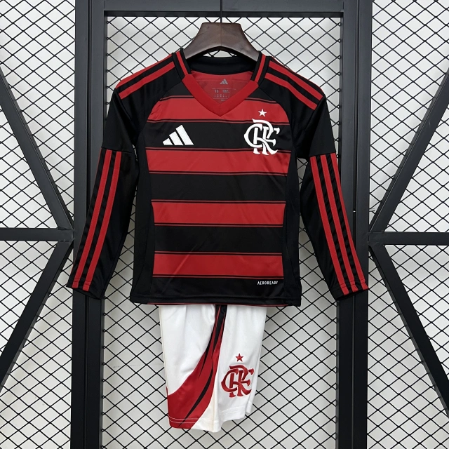2025-26 Flamengo Fan Edition Jersey & Shorts Set (Kids)