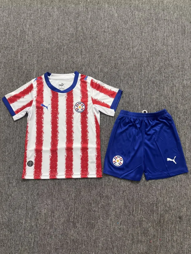 2026-27 Paraguay Fan Edition Jersey & Shorts Set (Kids)