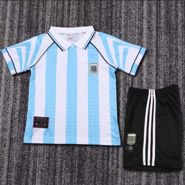 96-97 Argentina home kit (children's size) Retro Edition