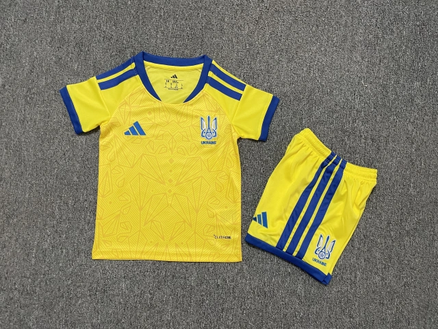 2026-27 Ukraine Fan Edition Jersey & Shorts Set (Kids)