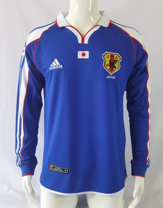 2000 Japan Long-Sleeve Home Jersey Retro Edition
