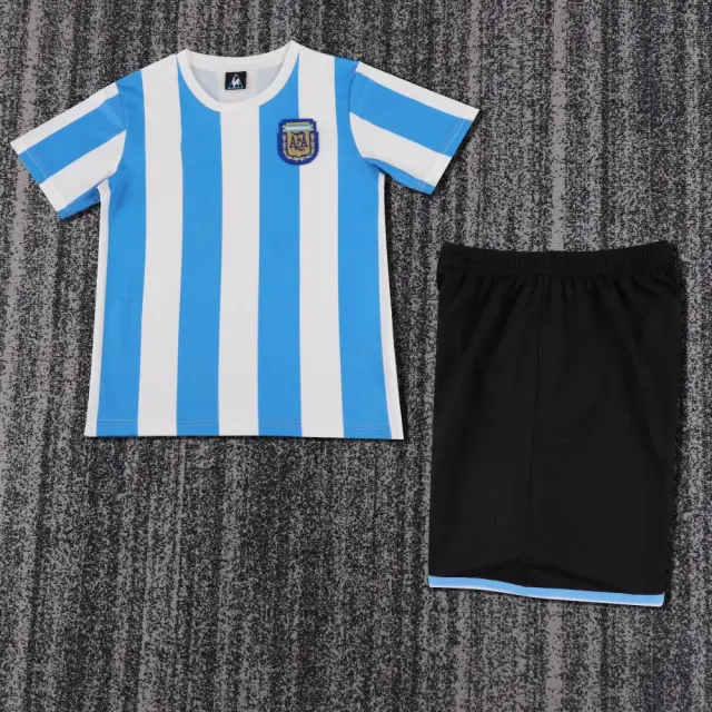 1986 Argentina home kit (children's size) Retro Edition