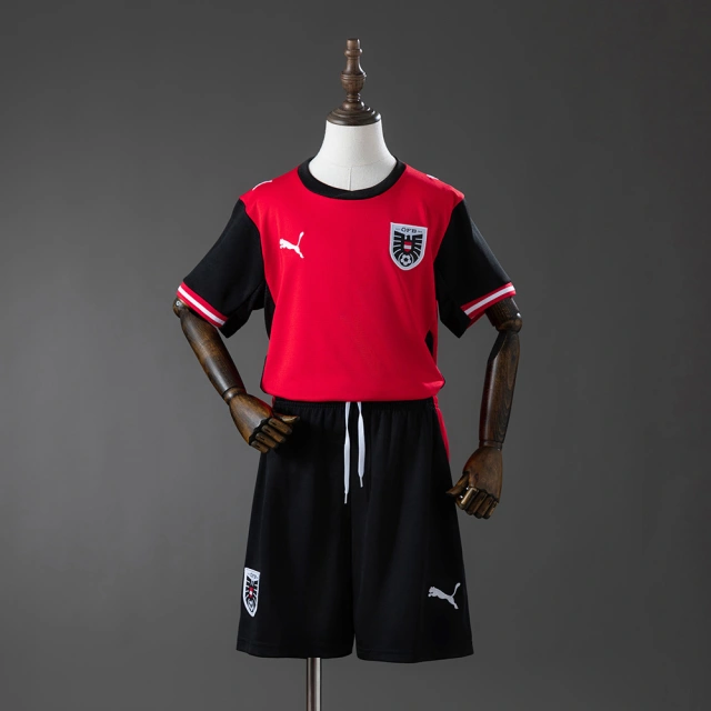 2026-2027 Austria World Cup Home Kit for Children