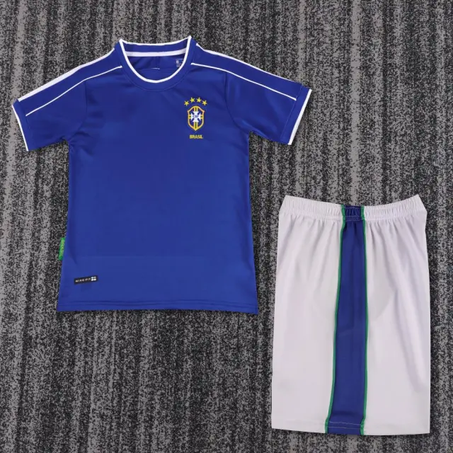 98 Brazil away kit for children Retro Edition