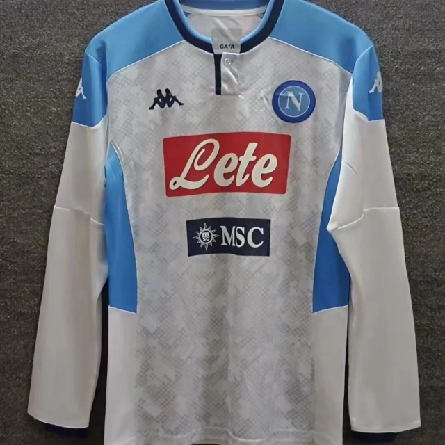 19-20 Napoli Away Long-Sleeve Jersey - Retro Version