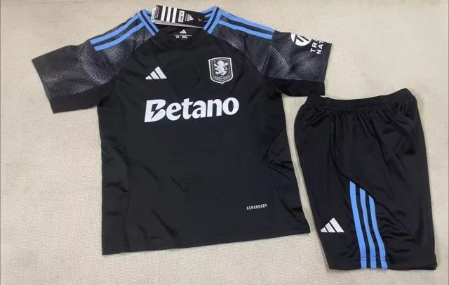 2025-26 Aston Home Shirt - Kids Edition