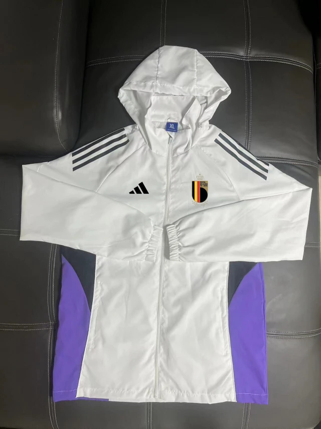 Belgium World Cup Hooded Training Windbreaker - Windbreaker Version