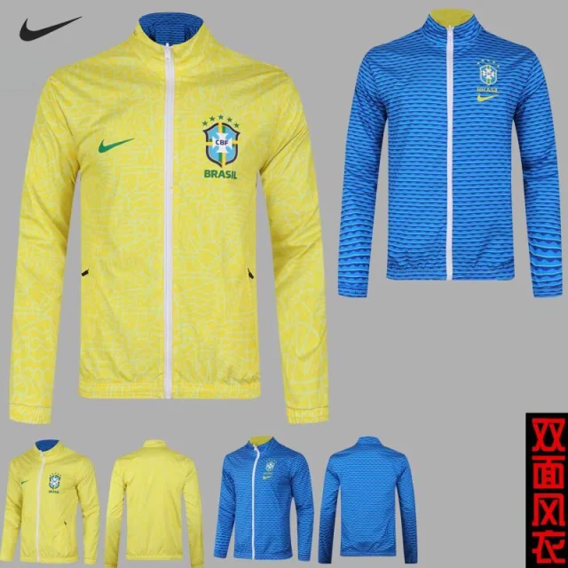 2025-26 Brazil Reversible Windbreaker Jersey - Windbreaker Edition