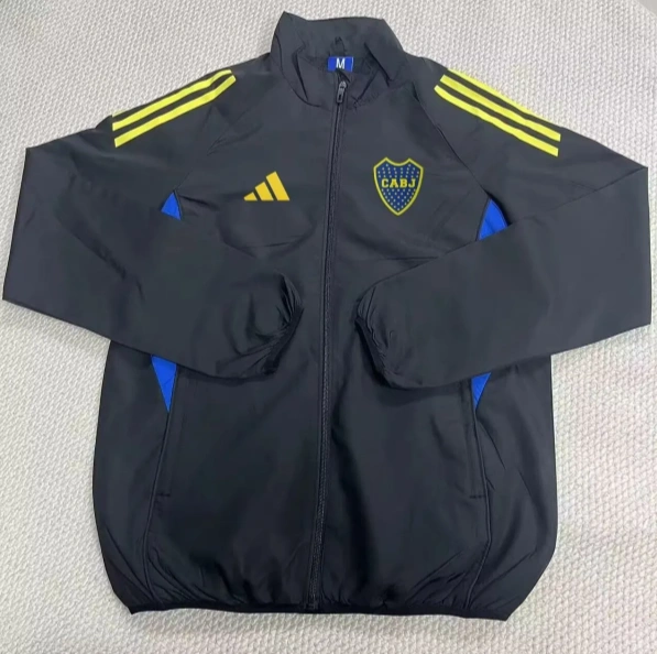 2025-26 Boca Juniors Navy Waterproof Jersey - Windbreaker Edition