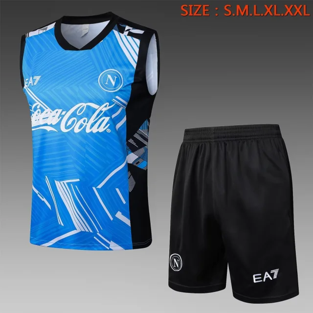 25-26 Naples training vest, blue tracksuit
