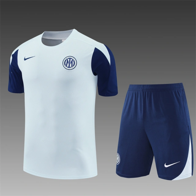 25-26 Inter Milan light gray short-sleeved training jersey