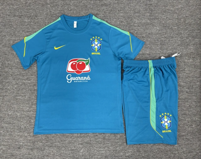 2026-27 Brazil Kids' Short-Sleeve Training Kit