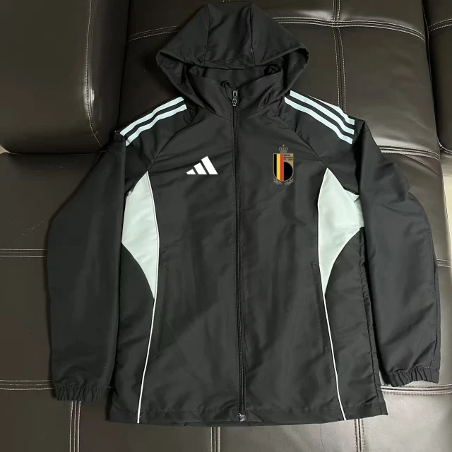 Belgium World Cup Hooded Training Windbreaker - Windbreaker Version