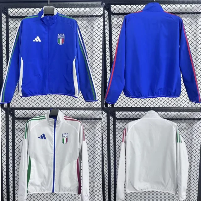 2025-26 Italy Reversible Windbreaker Jersey - Windbreaker Edition