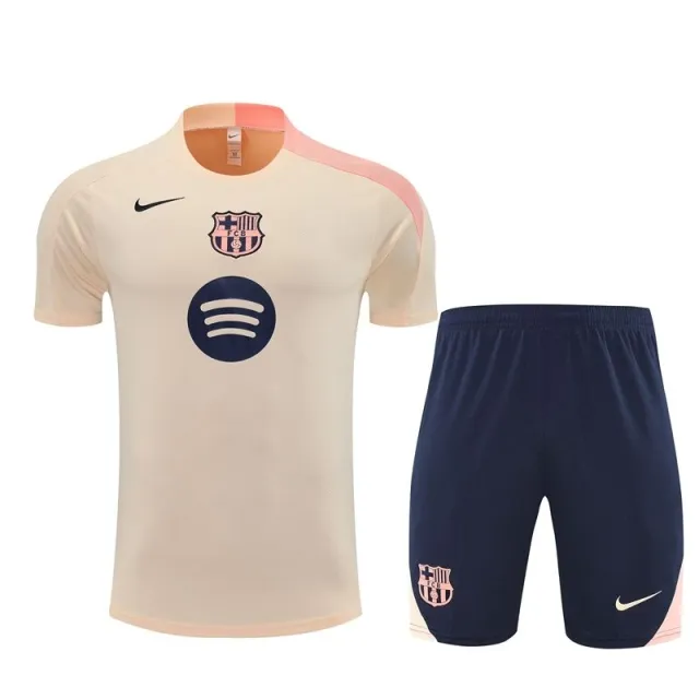 2025-26 Season New Barcelona Beige Training Kit - Training Wear